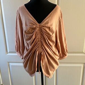 Zia Pink Smocked Top